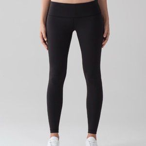 Lululemon full length black low rise leggings